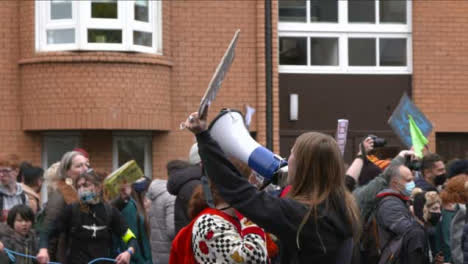 Activist-Chanting-on-Loudspeaker-at-COP-26-Protest-102