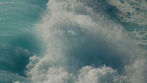 Tracking-Shot-of-Waves-Crashing-Off-the-Coast-in-Bali