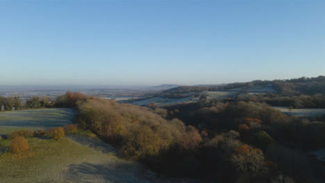 Drone-Shot-Flying-Over-Cotswold-Fields-On-Frosty-Morning-Part-2-of-2