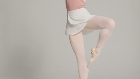Mid-Shot-of-a-Ballet-Dancer-Dancing-and-Jumping
