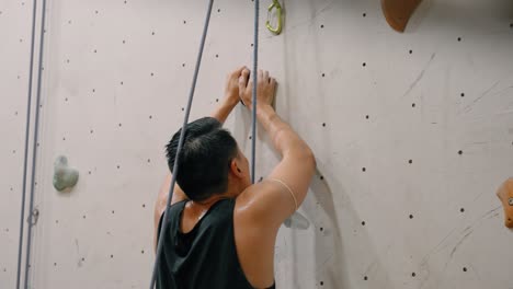 Low-Angle-Shot-of-Mall-Climb-in-Jakarta