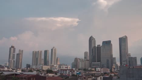 Wide-Shot-of-City-Through-Different-Times-of-Day