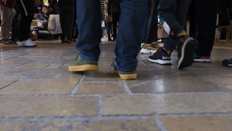 Tracking-Shot-of-People-Walking