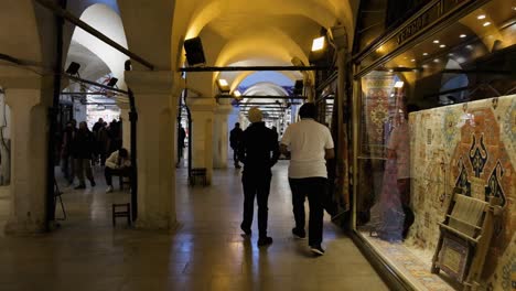 Tracking-Shot-of-Men-Walking