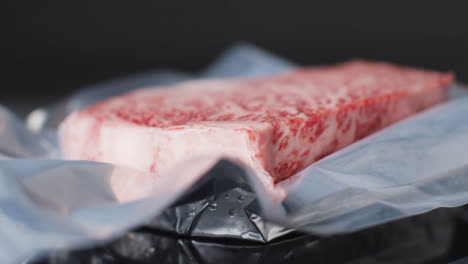 Close-Up-Shot-of-a-Japanese-Wagyu-Steak