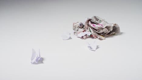 High-Angle-Shot-of-Ripped-Paper