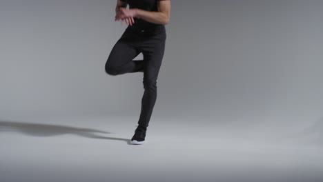 Long-Shot-of-Man's-Legs-Breakdancing