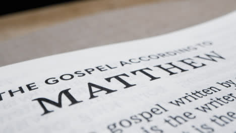 Close-Up-of-Gospel-According-to-Matthew