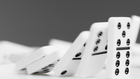 Close-Up-shot-Of-Dominoes-Falling-