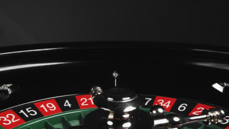 High-Angle-Shot-of-Spinning-Roulette