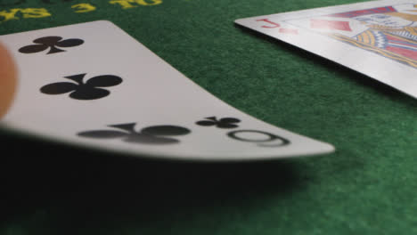 Extreme-Close-Up-Shot-Of-Playing-Cards