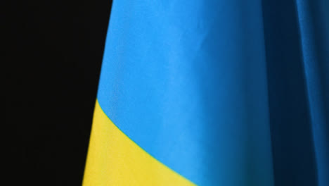 Tracking-Shot-of-Ukrainian-Flag-