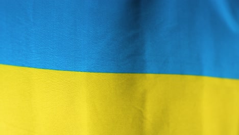 Close-Up-Shot-of-Ukrainian-Flag-Flying
