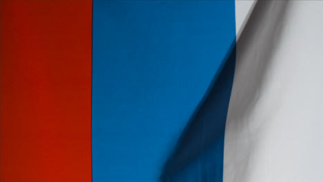 Close-Up-Shot-of-Hanging-Russian-Flag-02