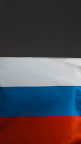 Vertical-Shot-of-Russian-Flag-with-Copy-Space