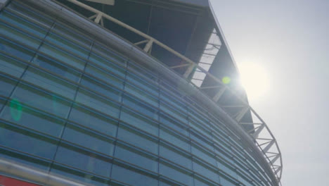 Low-Angle-Shot-Looking-Up-at-Wembley-Stadium-10