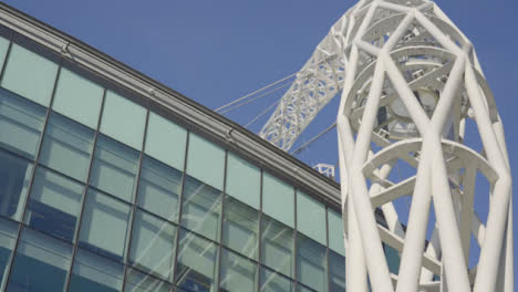 Low-Angle-Shot-Looking-Up-at-Wembley-Stadium-15