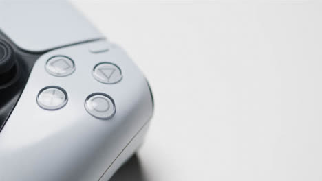 Studio-Close-Up-Of-Video-Game-Controller-On-White-Background