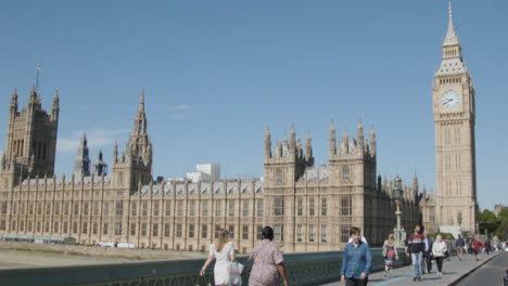 Clock-Tower-Big-Ben-Houses-Of-Parliament-From-Westminster-Bridge-London-UK