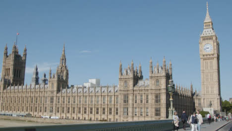 Clock-Tower-Tower-Big-Ben-And-Houses-Of-Parliament-From-Westminster-Bridge-London-UK