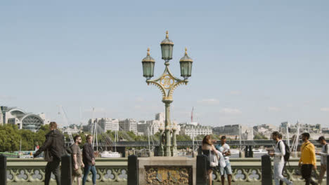 Skyline-Shell-Mex-Gebäude-Hungerford-Charing-Cross-Bridge-London-Eye-Themse-Uk-2