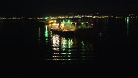 Gibraltar-Ship-At-Night