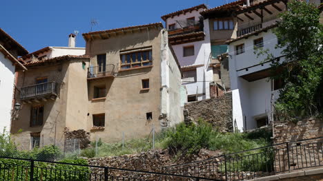 Spain-Alcala-De-La-Selva-Houses-On-Cliff
