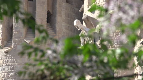 Spain-Barcelona-Sagrada-Familia-Saint-With-Tree-Branches