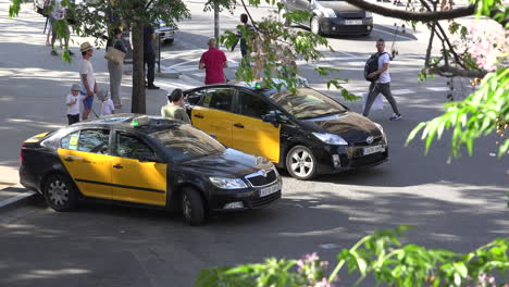 Spanien-Barcelona-Taxis