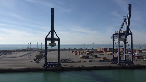 Spain-Cadiz-Passing-Dock-And-Loading-Cranes
