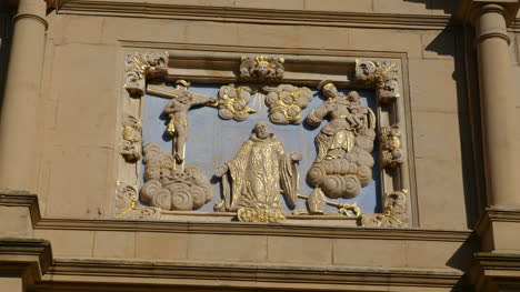 Spanien-Monasterio-De-Rueda-Fassadenschnitzerei