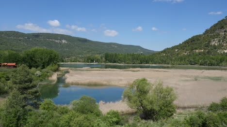 Spain-Serrania-De-Cuenca-Una-Lagoon-With-Brown-Reeds