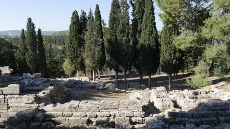 Griechenland-Kreta-Knossos-Annäherung-An-Den-Palast