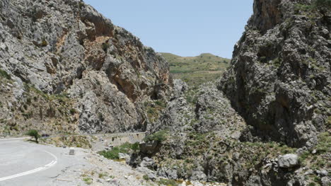 Griechenland-Kreta-Kourtaliotiko-Schlucht-Straße