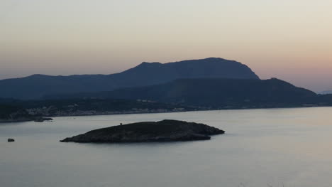 Griechenland-Kreta-Insel-In-Der-Abenddämmerung