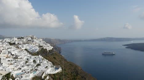 Griechenland-Santorini-Blick-Auf-Fira-Und-Caldera