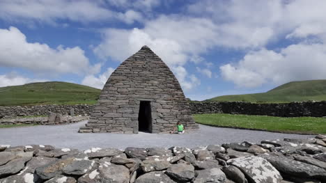 Irland-Dingle-Gallarus-Oratorium-Vorderansicht