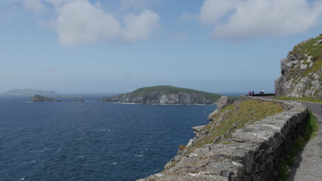 Irland-Dingle-Halbinsel-Slea-Kopfansicht-Schwenk-Und-Zoom