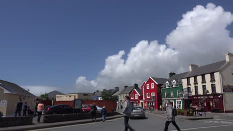 Ireland-Dingle-Row-Of-Shops-