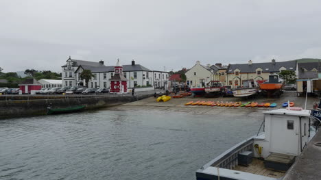 Irland-Portmagee-Stadt-Vom-Hafen