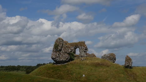 Irlanda-Clonmacnoise-Castillo-Ruina-Lapso-De-Tiempo