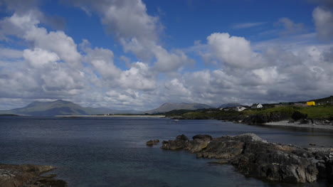 Ireland-County-Galway-Rinvyle-Coastal-View-With-Clouds
