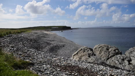 Ireland-County-Galway-Rinvyle-Rocky-View-Of-Beach