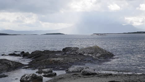 Ireland-County-Galway-Rocks-With-Rising-Water-At-Mid-Tide
