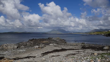 Ireland-County-Galway-Vista-Of-Beach-At-Low-Tide