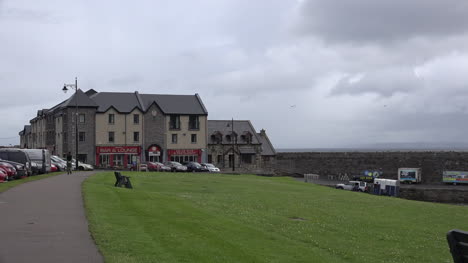 Ireland-Mullaghmore-Man-Walks-Toward-Bar