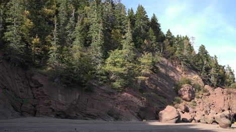 Kanada-Klippen-Und-Felsen-Bei-Hopewell-Rocks