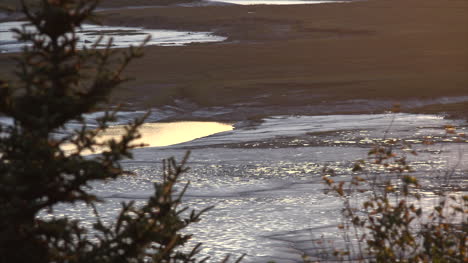 Kanada-New-Brunswick-Zoomt-Auf-Die-Untergehende-Sonne