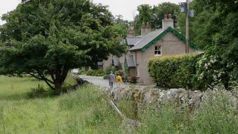 Nordirland-Reihenhäuser-In-Audleys-Castle