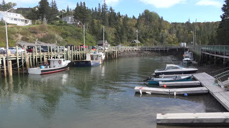 Canadá-Bahía-De-Fundy-Halls-Puerto-Marea-Reflujo-Lapso-De-Tiempo-12-Segundos